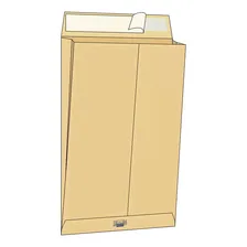 Пакет крафт B4 стрип Largepack250х353х40 120г 200шт/уп/6306